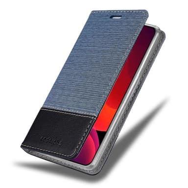 iPhone 12 PRO MAX Suojakuori Lompakkokotelo (Sininen)