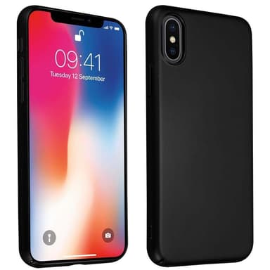 iPhone X / XS Suojakuori Kotelo Cover (Musta)