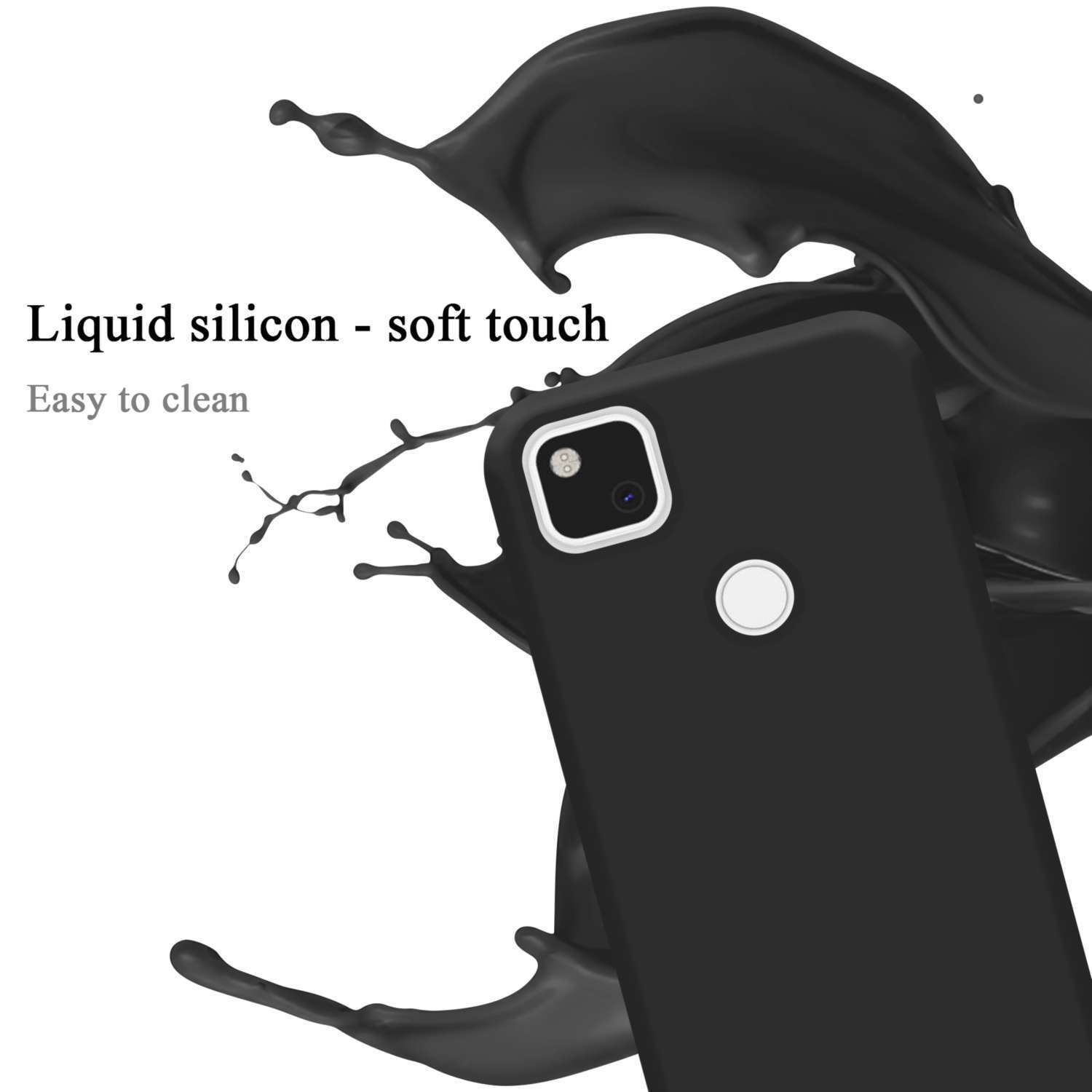 Google PIXEL 4A 5G Suojakuori Kotelo Case (Musta)