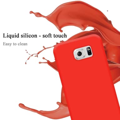 Samsung Galaxy S6 Suojakuori Kotelo (Punainen)