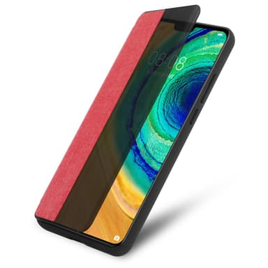 Huawei MATE 30 Suojakuori Lompakkokotelo (Punainen)