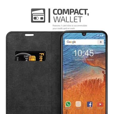 ZTE Blade V10 Suojakuori Lompakkokotelo (Musta)