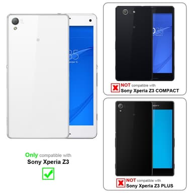 Sony Xperia Z3 Suojakuori Lompakkokotelo (Ruskea)