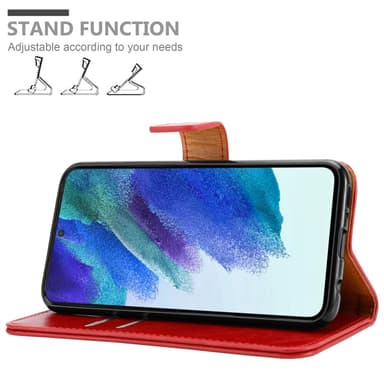 Samsung Galaxy S22 Suojakuori Lompakkokotelo (Punainen)