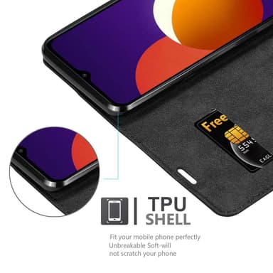 Samsung Galaxy A12 / M12 Suojakuori Lompakkokotelo
