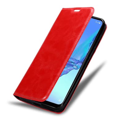 Oppo A53 Suojakuori Lompakkokotelo (Punainen)