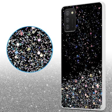 Samsung Galaxy A02s Suojakuori Kotelo (Musta)