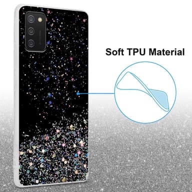Samsung Galaxy A02s Suojakuori Kotelo (Musta)
