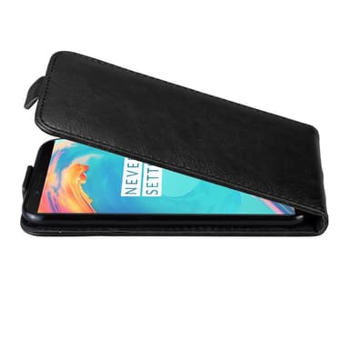 OnePlus 5T Suojakuori Lompakkokotelo (Musta)