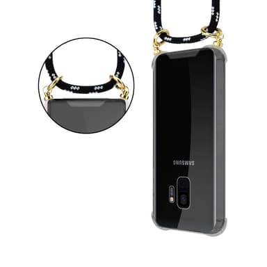 Samsung Galaxy S9 Suojakuori Kotelo Ketju (Musta)