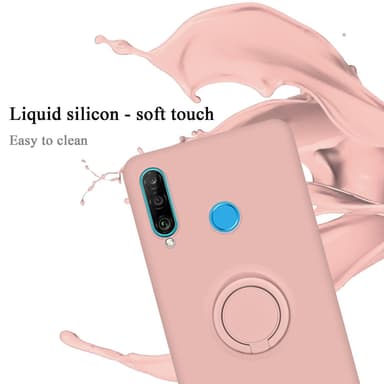 Huawei P30 LITE Suojakuori Kotelo (Vaaleanpunainen)