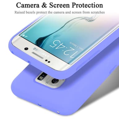Samsung Galaxy S6 EDGE Suojakuori Kotelo (Violetti)