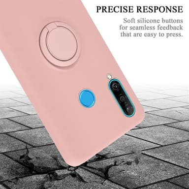 Huawei P30 LITE Suojakuori Kotelo (Vaaleanpunainen)