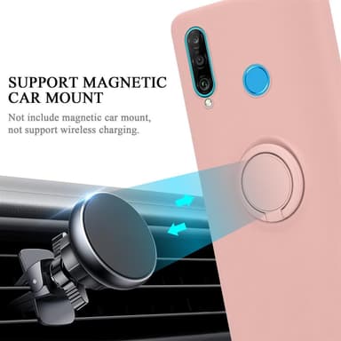 Huawei P30 LITE Suojakuori Kotelo (Vaaleanpunainen)