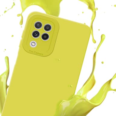 Samsung Galaxy A22 4G Suojakuori Kotelo (Keltainen)