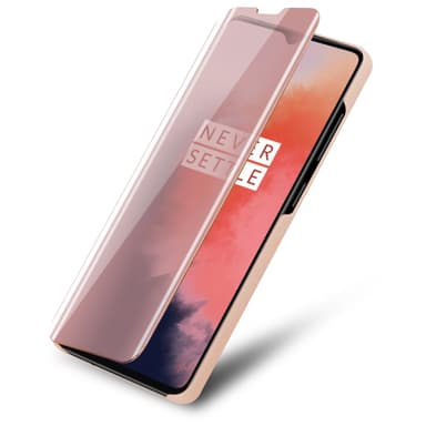 Suojakuori OnePlus 7T Lompakkokotelo (Vaaleanpunainen)