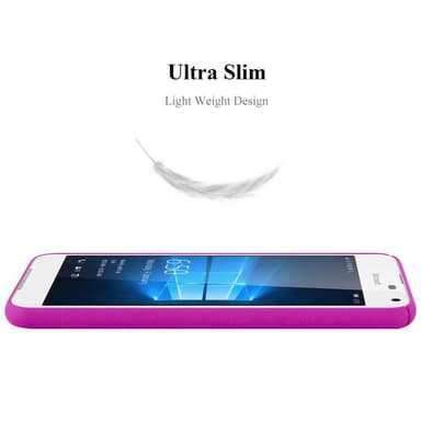 Nokia Lumia 650 Suojakuori Kotelo (Vaaleanpunainen)