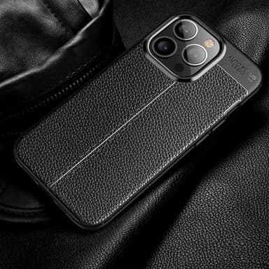 iPhone 13 PRO MAX Suojakuori Case Cover (Musta)