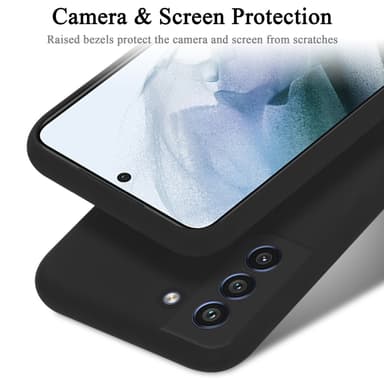 Samsung Galaxy S21 FE Suojakuori Kotelo (Musta)