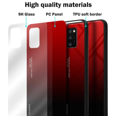Suojakuori Samsung Galaxy A41 Kotelo (Musta)