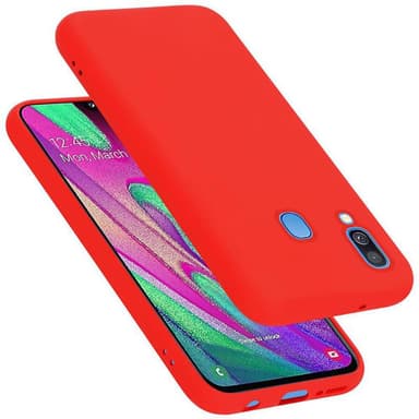 Samsung Galaxy A40 Suojakuori Kotelo (Punainen)