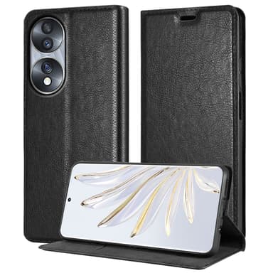 Honor 70 Suojakuori Lompakkokotelo (Musta)