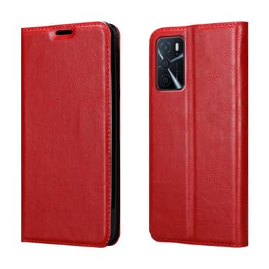Oppo A16s / A54s Suojakuori Lompakkokotelo (Punainen)