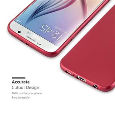 Samsung Galaxy S6 Suojakuori Kotelo (Punainen)