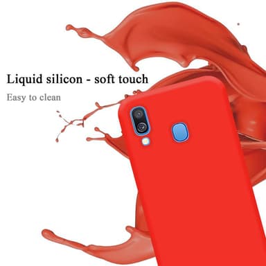 Samsung Galaxy A40 Suojakuori Kotelo (Punainen)