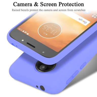 Motorola MOTO E5 PLAY GO Suojakuori Kotelo (Violetti)