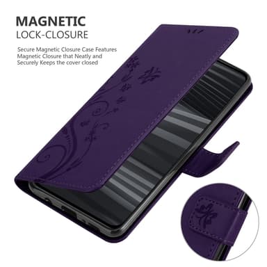 Realme GT 2 PRO Suojakuori Lompakkokotelo (Violetti)