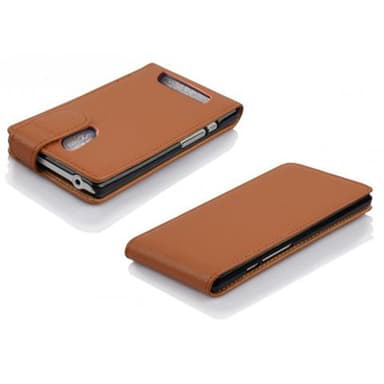 HTC Desire 500 Suojakuori Lompakkokotelo (Ruskea)