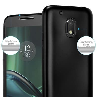 Motorola MOTO G4 PLAY Suojakuori Kotelo (Musta)