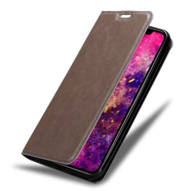 iPhone 12 PRO MAX Suojakuori Lompakkokotelo (Ruskea)