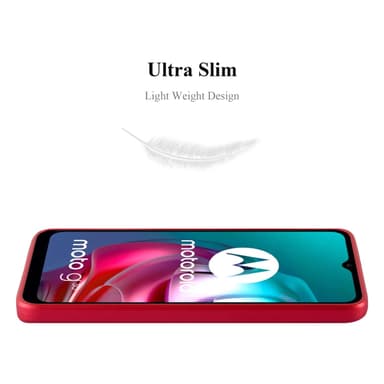 Motorola MOTO G10 / G30 Suojakuori Kotelo (Punainen)
