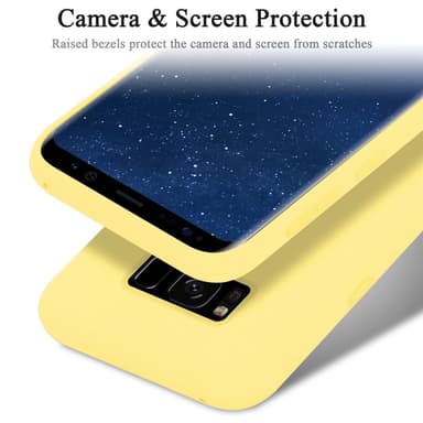 Samsung Galaxy S8 PLUS Suojakuori Kotelo (Keltainen)