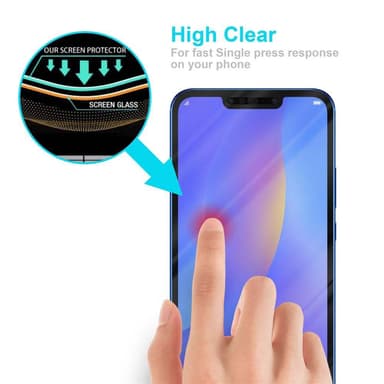Huawei P SMART PLUS 2019 Suojakalvo Karkaistu lasi