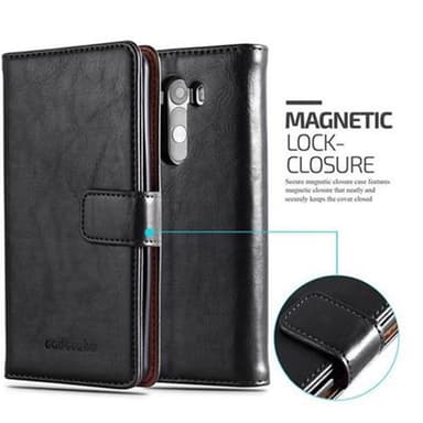 LG G3 Suojakuori Lompakkokotelo (Musta)