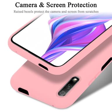Huawei Y9S Suojakuori Kotelo (Vaaleanpunainen)