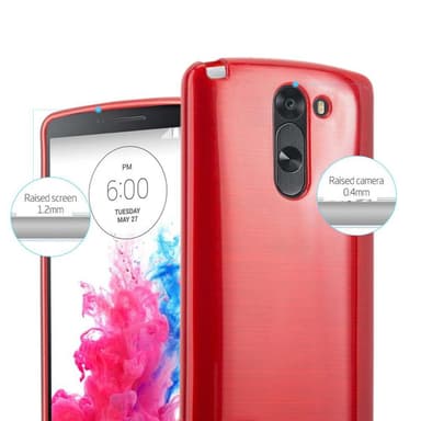 LG G3 STYLUS Suojakuori Kotelo (Punainen)