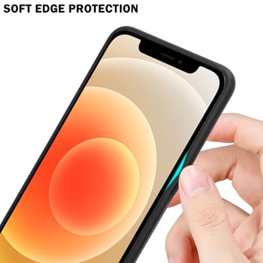 Suojakuori iPhone 12 MINI Kotelo (Musta)