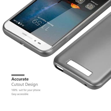 ZTE Blade A612 Suojakuori Kotelo (harmaa)