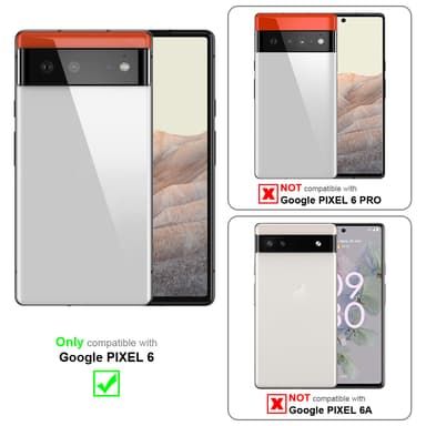 Google PIXEL 6 Suojakuori Kotelo (Läpinäkyvä)