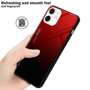 Suojakuori iPhone 12 MINI Kotelo (Musta)