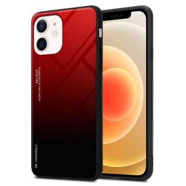 Suojakuori iPhone 12 MINI Kotelo (Musta)