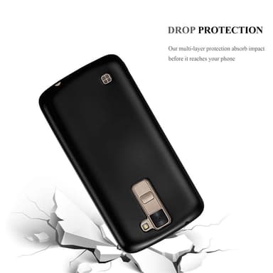 LG K8 2016 Suojakuori Kotelo (Musta)