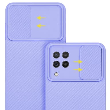Samsung Galaxy A22 4G Suojakuori Kotelo (Violetti)