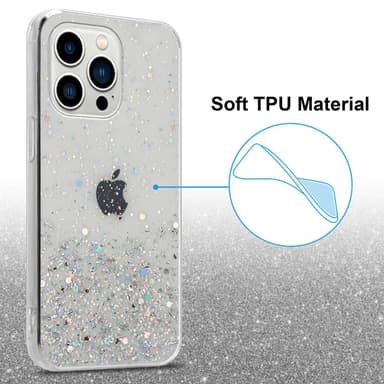 iPhone 14 PRO Suojakuori Kotelo (Läpinäkyvä)