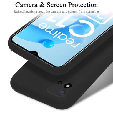 Realme C11 2021 Suojakuori Kotelo Case (Musta)