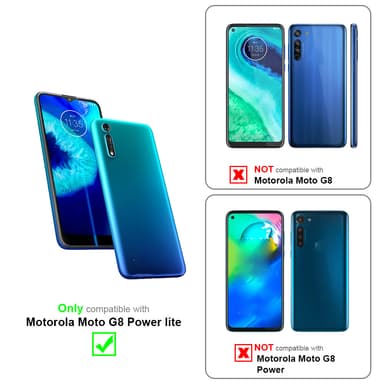 Motorola MOTO G8 POWER LITE Suojakuori Lompakkokotelo